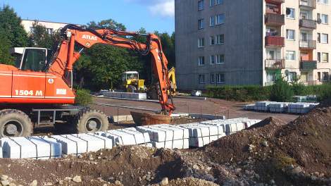 Nowe parkingi na Kalinowej