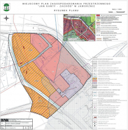 W punkcie 16. obrad sesji, jaworzniccy radni zagłosowali nad projektem uchwały w sprawie miejscowego planu zagospodarowania przestrzennego Jan Kanty - zachód w Jaworznie.