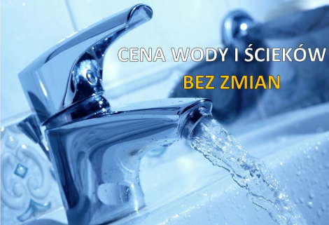 Cena wody i ścieków bez zmian