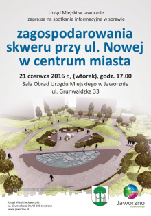 Jak zagospodarować skwer przy ul. Nowej?