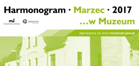 Harmonogram wydarzeń w Muzeum Miasta Jaworzna