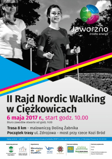 Zapraszamy na II Rajd Nordic Walking w Ciężkowicach