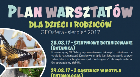 Warsztaty dla dzieci i rodziców w GEOsferze