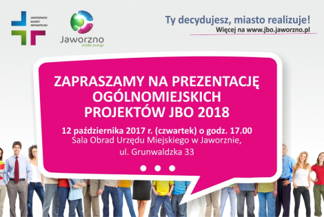 JBO 2018: prezentacja projektów ogólnomiejskich