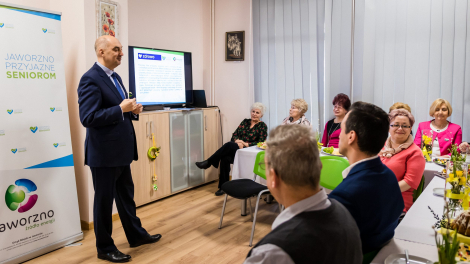 Prezydent Paweł Silbert zainaugurował nowy program Jaworzno Przyjazne Seniorom.