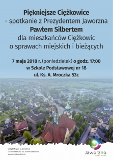 Spotkanie pn. Piękniejsze Ciężkowice - 7 maja 2018 r.