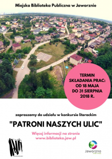 Patroni naszych ulic - konkurs