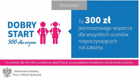 Dobry Start - wnioski online od 1 lipca