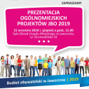 JBO 2019: Prezentacja projektów ogólnomiejskich