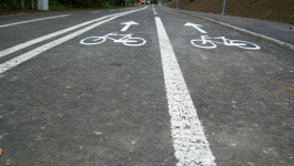 Tak wygląda odcinek Velostrady na Podłężu.