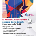 Koncert Charytatywny dla Domu Dziecka - zapraszamy!