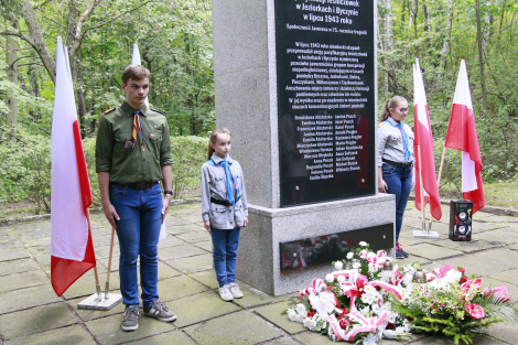 76. rocznica pacyfikacji leśniczówki w Jeziorkach