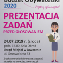 Prezentacja zadań JBO przed głosowaniem