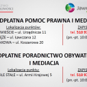 Od 2020 roku mediacja w każdym punkcie nieodpłatnej pomocy prawnej