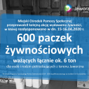 Kolejna akcja wydawania żywności przez MOPS