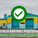 PKM Jaworzno: Stacja Kontroli Pojazdów ponownie otwarta od 20 kwietnia br.