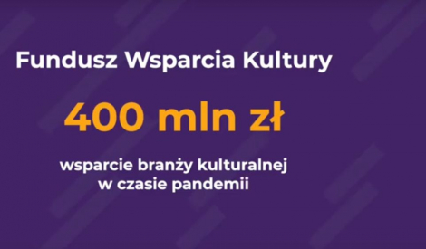 Rządowe wsparcie dla instytucji kultury