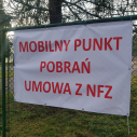 Punkt do badań DriveThru na COVID 19 w Jaworznie