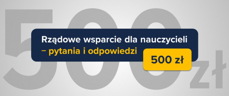 Rządowe wsparcie dla nauczycieli