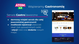 Gmina uruchomiła bezpłatny serwis internetowy GastroJaworzno