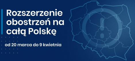 Rozszerzenie obostrzeń na całą Polskę