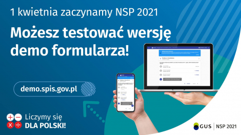 Narodowy Spis Powszechny 2021 - przetestuj aplikację do samospisu