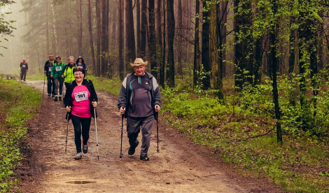 Rajd Nordic Walking w Ciężkowicach - fot. MCKiS Jaworzno