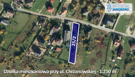 Działka budowlana przy ul. Chrzanowskiej na sprzedaż