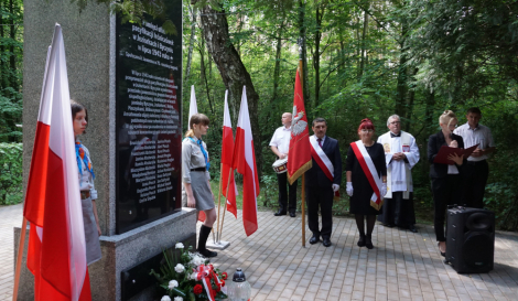 78. rocznica pacyfikacji leśniczówek w Jeziorkach i Byczynie