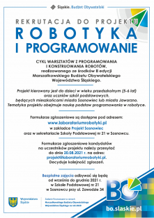 Rekrutacja do projektu Robotyka i programowanie