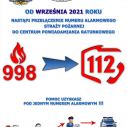 998 = 112: od września jeden numer alarmowy!