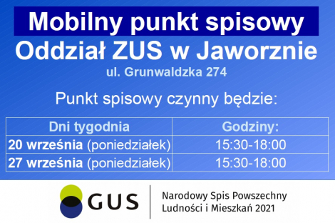 Spis Powszechny w Inspektoracie ZUS w Jaworznie