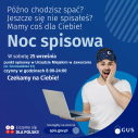 25 września - Noc spisowa w Urzędzie Miejskim