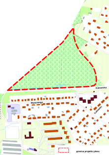 Plan zagospodarowania przestrzennego Dąbrowa Narodowa III