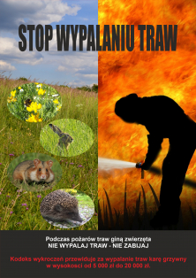 Stop wypalaniu traw!
